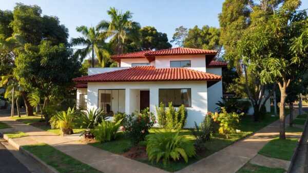Casa residencial brasileira para guia sobre diferença entre escritura e registro de imóvel