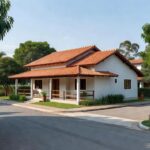 Casa residencial brasileira representando compra de imóvel e certidões necessárias