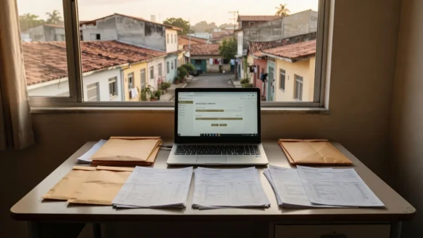 Guia prático para atualizar endereço com documentos em mesa brasileira