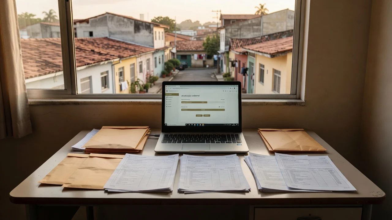 Guia prático para atualizar endereço com documentos em mesa brasileira