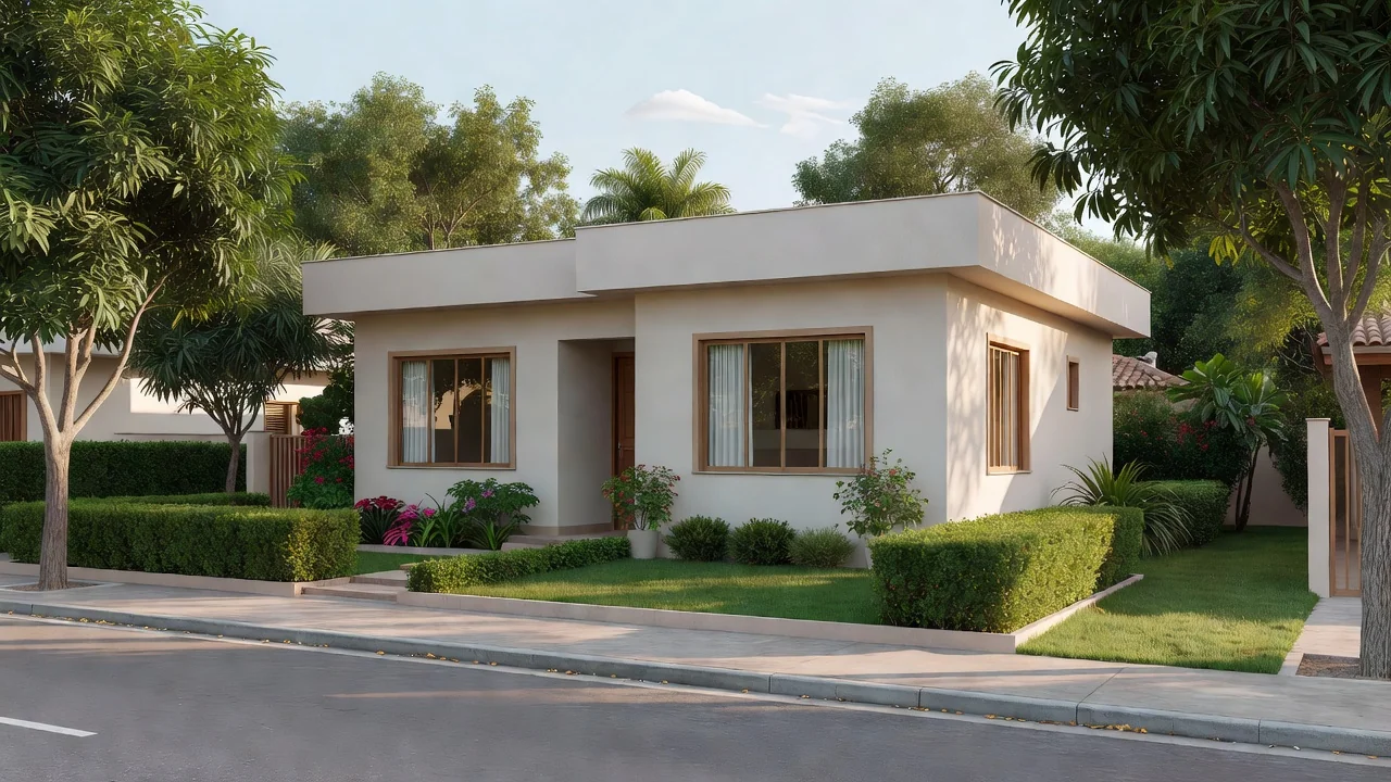 Casa residencial brasileira representando imóvel para compra por inquilino com direito de preferência
