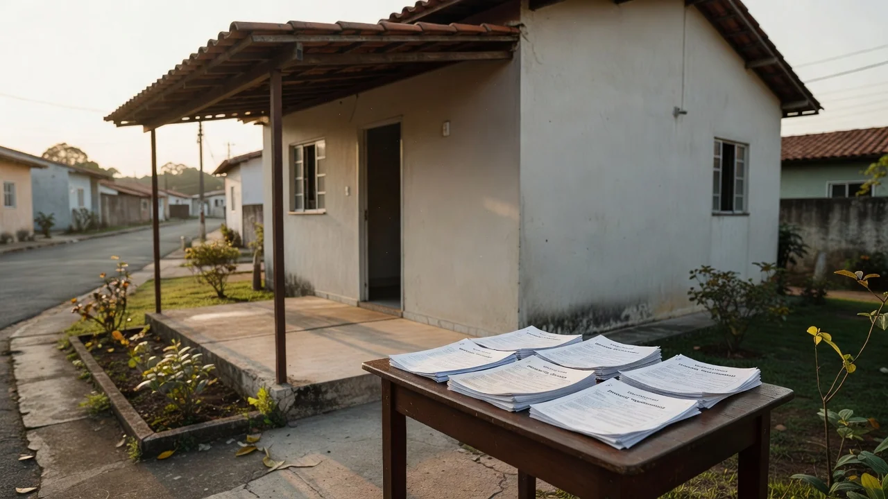 Casa brasileira com certidões de regularidade fiscal para venda de imóvel
