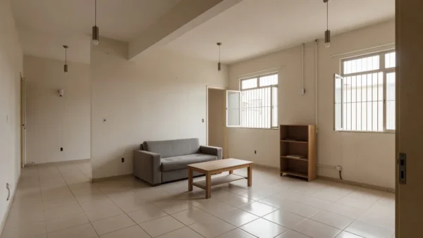Benfeitorias em imóvel alugado com reformas visíveis em apartamento brasileiro