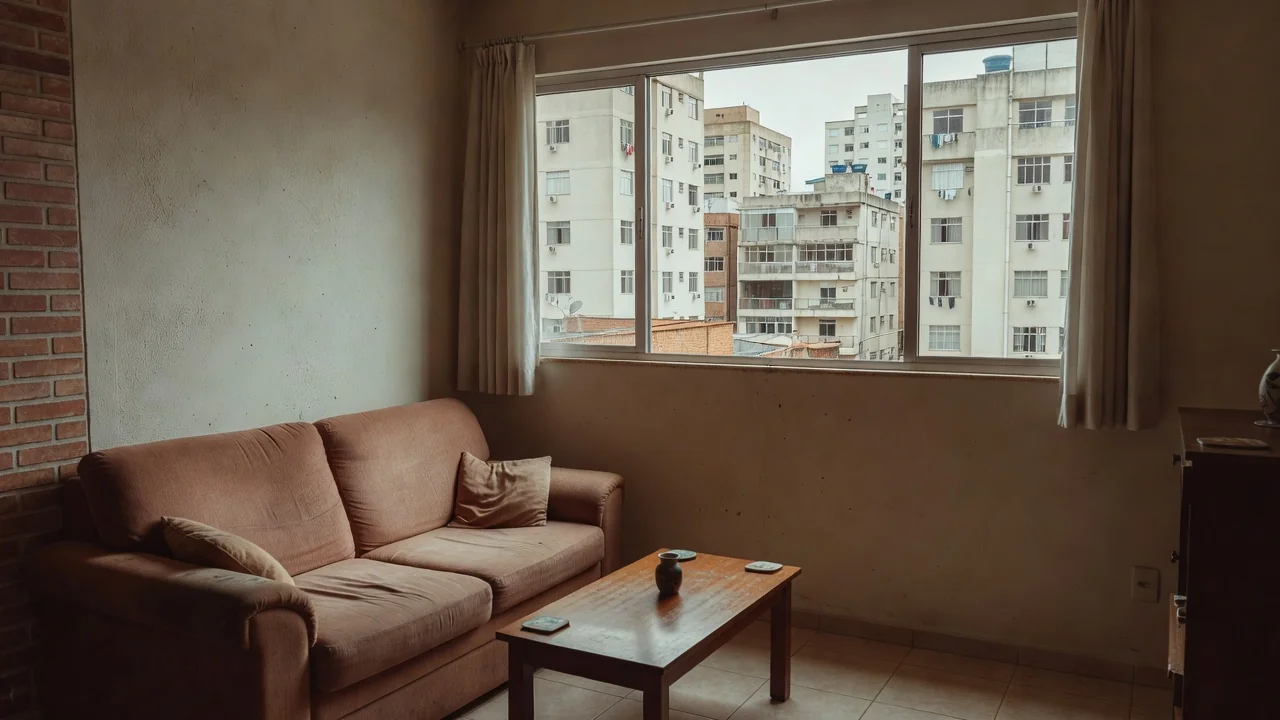 Apartamento residencial brasileiro para ilustrar cálculo do valor justo do aluguel
