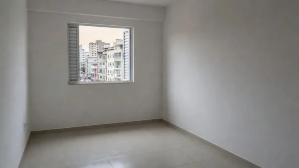 Apartamento vazio após vistoria de saída para devolução de caução de aluguel