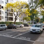 Vagas de visitante em condomínio residencial brasileiro