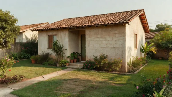 Casa residencial brasileira simbolizando aluguel de co-proprietário