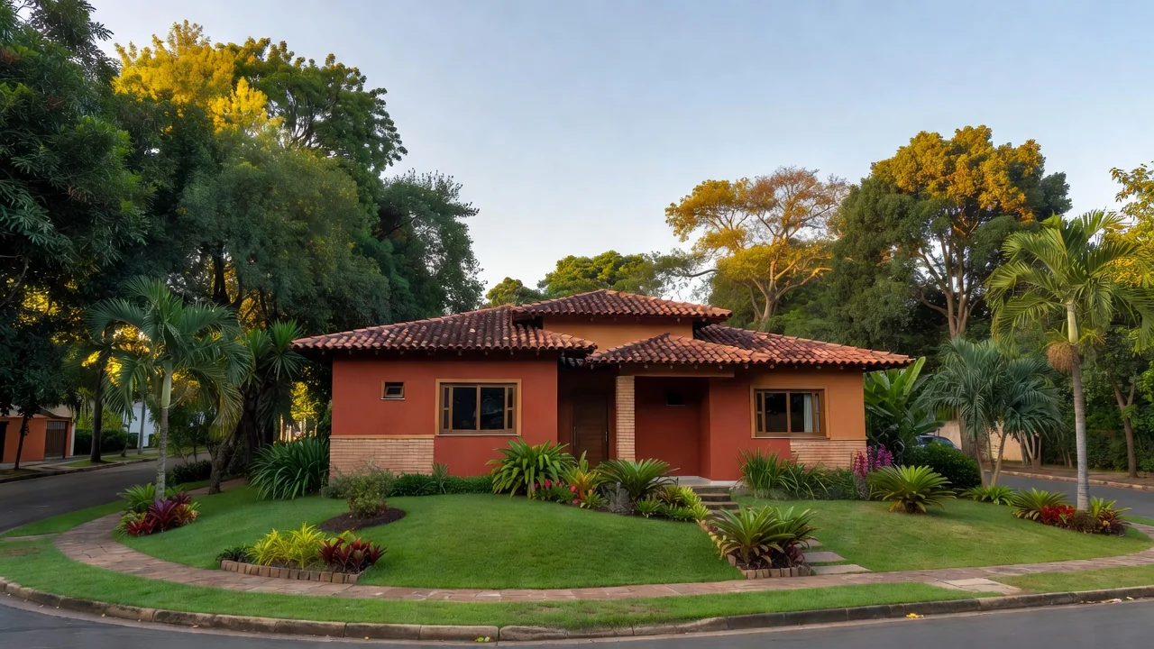 Casa residencial brasileira representando portabilidade de financiamento imobiliário