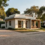 Casa moderna brasileira em bairro residencial para primeiro imóvel ou investimento