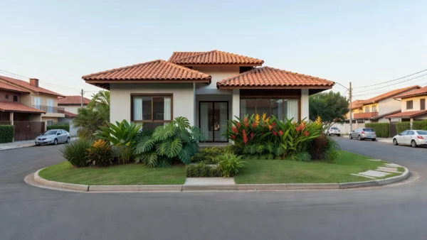 Casa residencial brasileira para consulta de matrícula e certidão de ônus reais do imóvel
