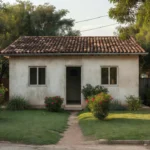 Casa brasileira simples representando economia para o primeiro imóvel