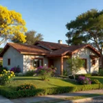 Casa residencial brasileira para compra ou aluguel sem dívidas de IPTU