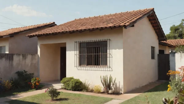 Casa usada em bairro residencial brasileiro para guia de verificação de histórico do vendedor