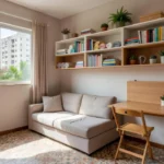 Apartamento pequeno transformado com decoração prática sem quebrar paredes