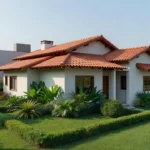 Casa residencial brasileira para compra segura de imóvel de banco