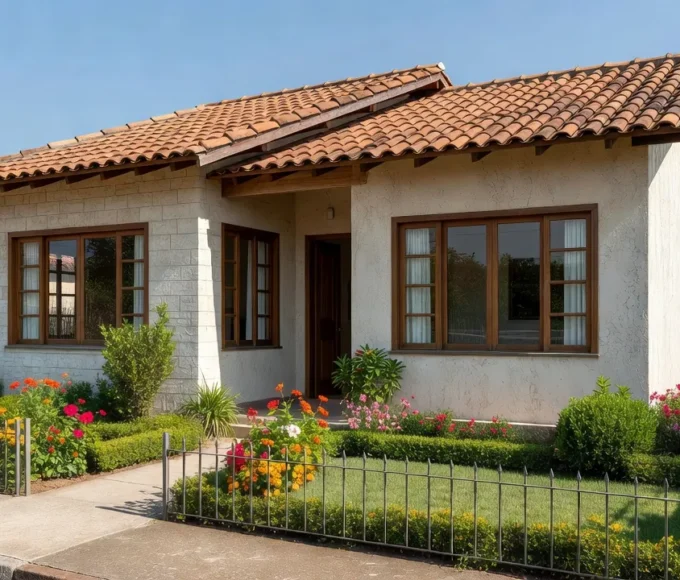 Casa residencial brasileira simbolizando compra do primeiro imóvel